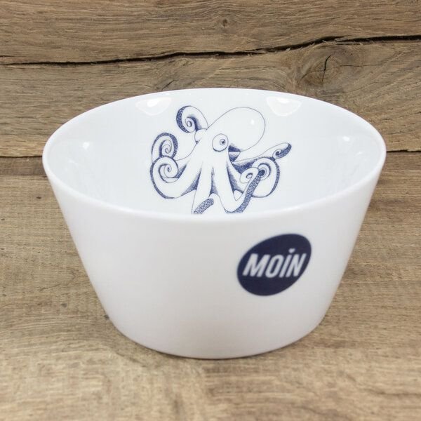 Bow & Hummingbird Porzellanschale Tintenfisch