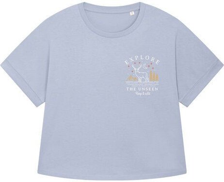 watapparel Oversize T-Shirt Frauen Explore the unseen, keep wild