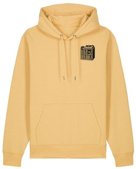 ilovemixtapes Unisex Bio Hoodie „Das kleine Schallplattenregal“ – Fair Wear, Musik-Motiv mit Plattenspieler, nachhaltig ...