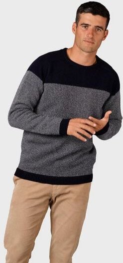 Thumbnail - Klitmøller Collective Lammwolle-Strickpullover - Halfdan Knit - aus mulesingfreier Lammwolle