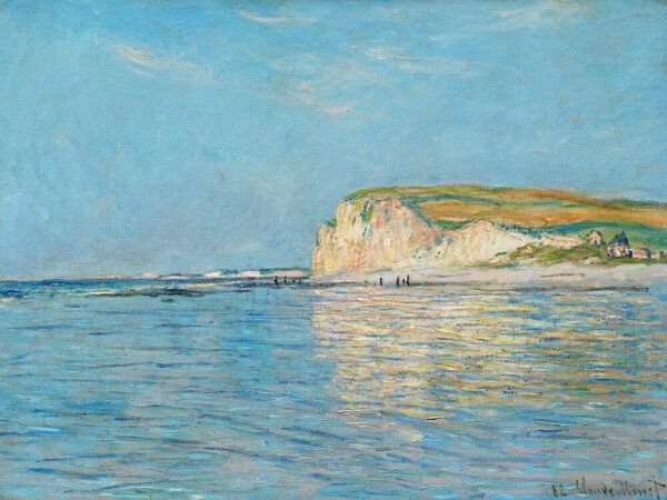 Photocircle Poster / Leinwandbild - Claude Monet: Ebbe in Pourville