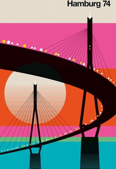 Photocircle Poster / Leinwandbild - Hamburg 74