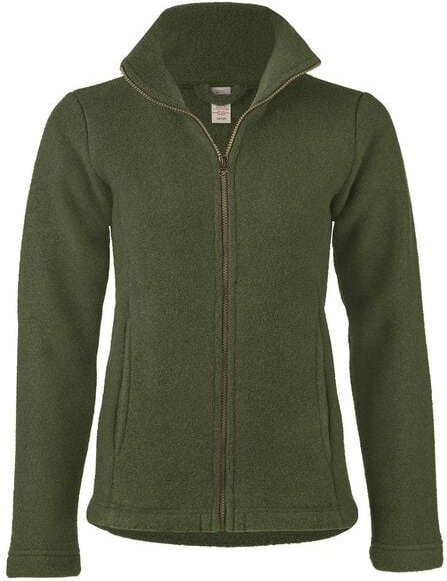 Engel natur Damen Fleece-Jacke tailliert Bio-Schurwolle