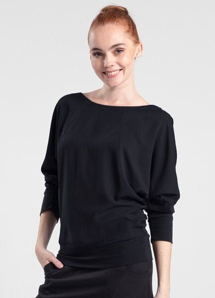 LASALINA TENCEL Langarmshirt LINDA - mit Biobaumwolle