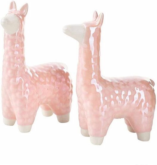 Mitienda Shop Lama aus Keramik, rosa pearl