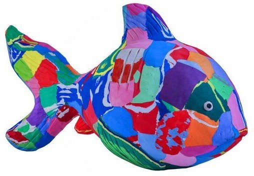 Ocean Sole Tierfigur Fisch aus FlipFlops