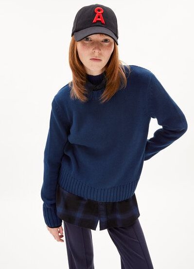 ARMEDANGELS AMALIAAS COMPACT - Damen Pullover Relaxed Fit aus Bio-Baumwolle