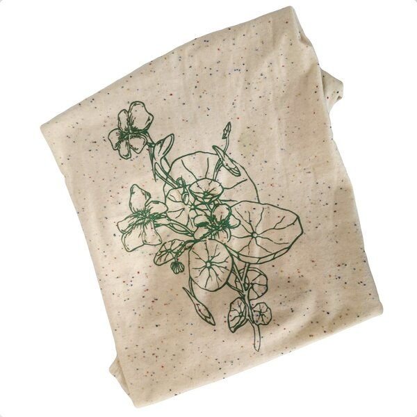 liebewicht Multifunktions Loop weiß/bunt gesprenkelt mit verschiedenen Motiven nach Wahl