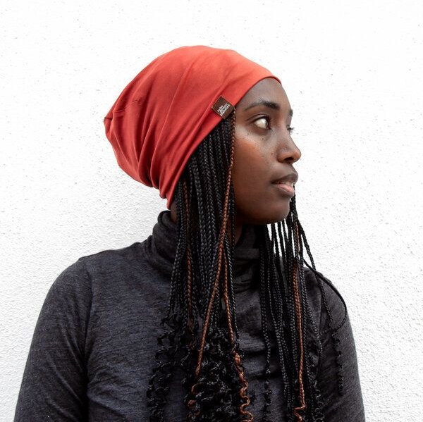 Liebe Deinen Planeten Bio Beanie in 3 Größen Herren & Damen in vielen Farben bequeme Jersey Mütze aus Bio Baumwollmix