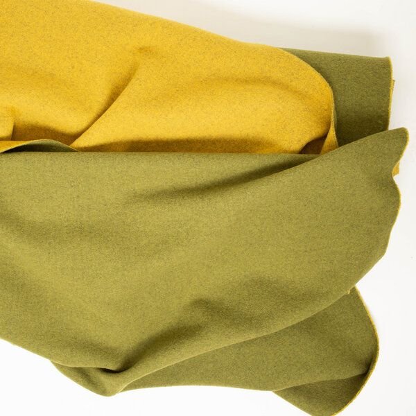 Tuchfabrik Mehler Wollstoff "Flauschloden" doubleface | 100% Schurwolle (89,80 €/m)