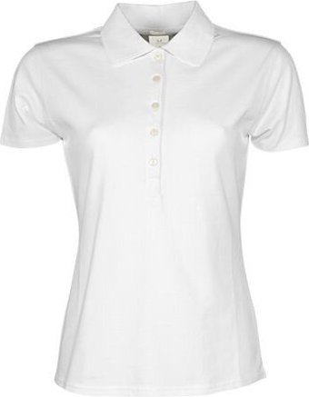 TeeJays Damen Stretch Polo Shirt Kurzarm Bio - Baumwolle in 20 verschiedenen Farben