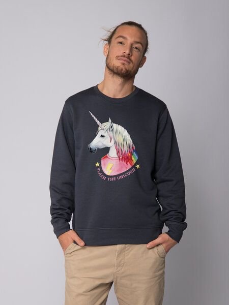 Thumbnail - watapparel Sweatshirt Unisex Flash, the unicorn