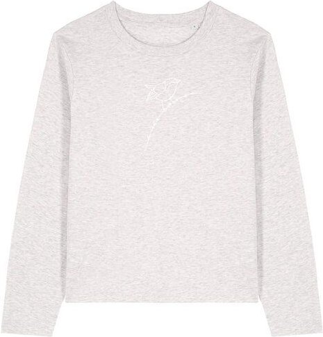 Brandless Basic Bio Damen Longsleeve Rotkehlchen 180 g/m² XXS - XXL