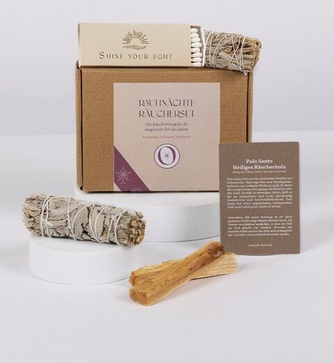 Oh Shanti Räucherset Rauhnächte mit Palo Santo & Salbei
