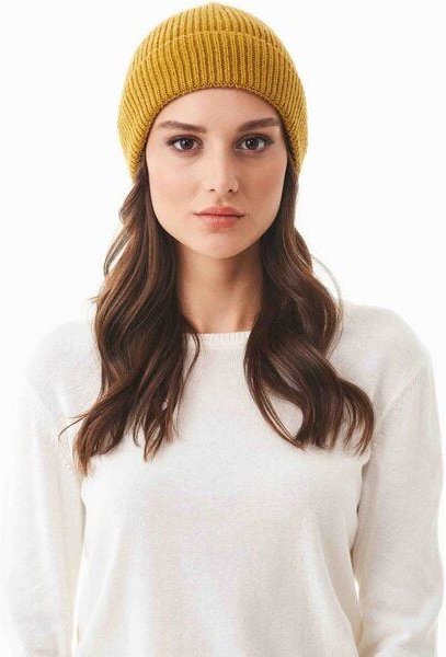 ORGANICATION Strick-Beanie aus Bio-Merinowolle und Bio-Baumwolle
