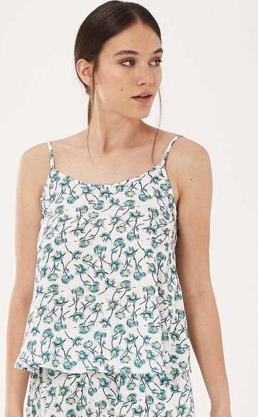 ORGANICATION Spaghettiträger-Top aus TENCEL Lyocell mit Allover-Print