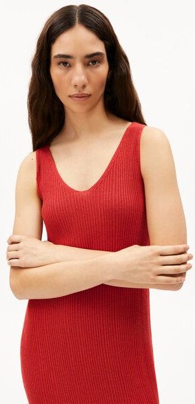 ARMEDANGELS LINEN BLEND Damen Strickkleid aus Leinen-Mix