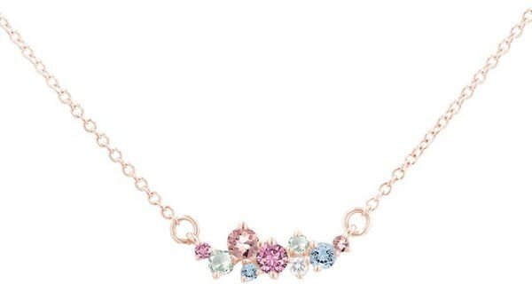 Thumbnail - Eppi Cluster-Kette mit Edelsteinen Kianna
