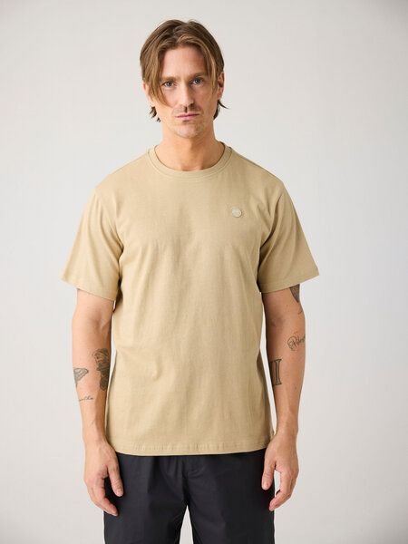 KnowledgeCotton Apparel T-Shirt LOKE Badge aus Bio-Baumwolle - ROC/GOTS/Vegan