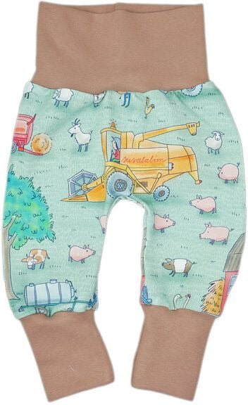 Sternchenwolke Bio Pumphose "Bauernhof"