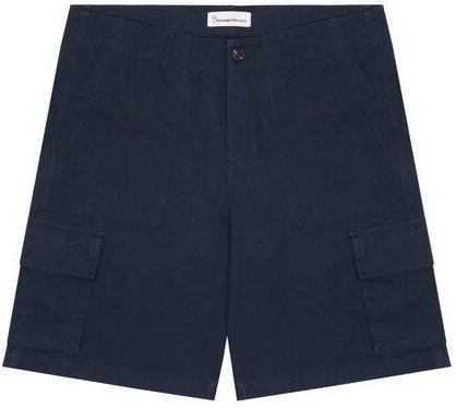 Thumbnail - KnowledgeCotton Apparel Shorts Flint mit weitem Schnitt aus Slub-Garn Bio-Baumwolle