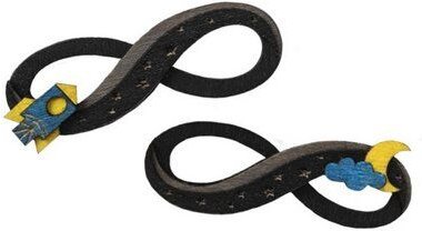 BeWooden Broschen aus Holz für Paare | Mode Schmuck | Universum