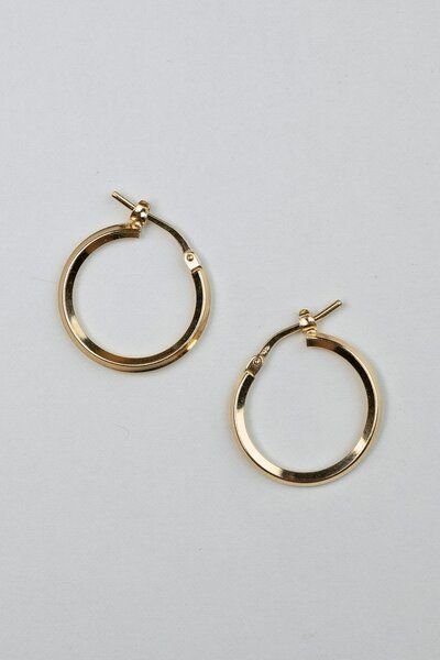 Ohrringe Gold Vermeil Kiwistories, nickelfrei Cherryoo