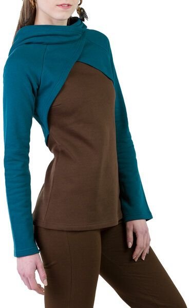 Ajna Pullover Mayla petrol-braun