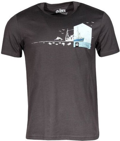 FÄDD Herren T-Shirt Rundhals aus Bio-Baumwolle "Fischernteboot BT"