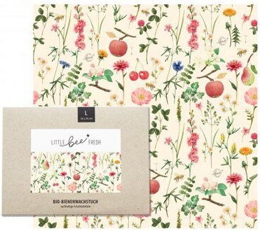 little bee fresh Bio-Bienenwachstuch "Groß" - 35x35 cm