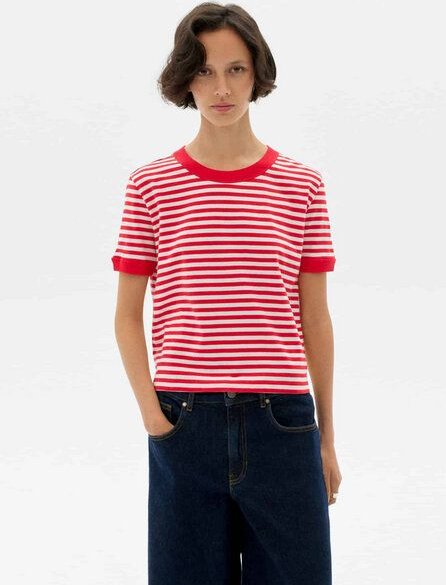thinking mu Stripes Zowi R T-Shirt