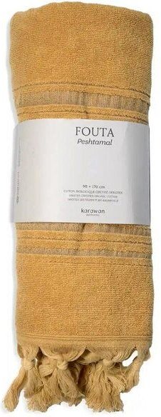 Karawan authentic Hamamtuch Bio mit Frottee