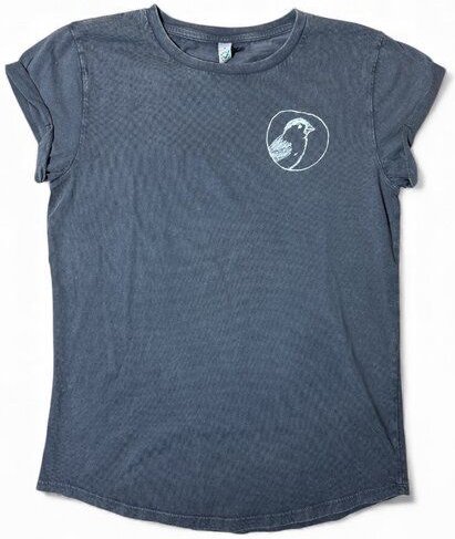 ilovemixtapes Kleiner Spatz Frauen T-Shirt aus Biobaumwolle