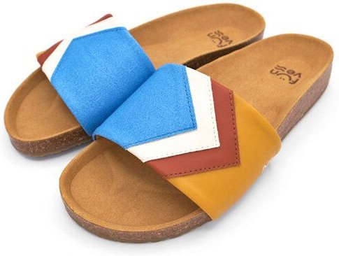 Fünve Vegane Slides mit Fußbett | Damen