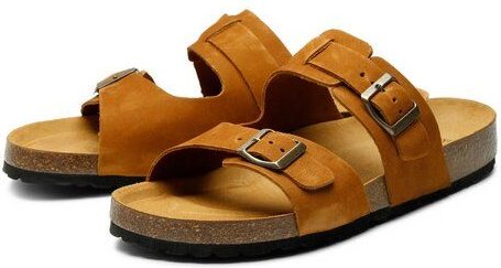 Grand Step Shoes Pantoletten Luca aus Nubuk Leder