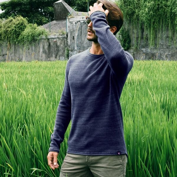 The Driftwood Tales Basic-Strickpullover - Herren Pullover - Driftwood Tales - aus Bio-Baumwolle