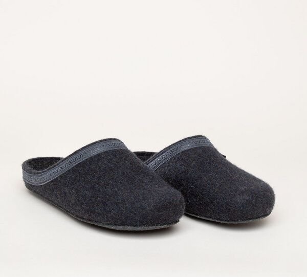 Stegmann Filzpantoffel 127 aus 100% hochwertiger Merino-Wolle - Hausschuhe für Damen & Herren - Pantoffeln mit Kork Sohl...