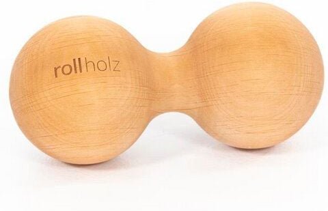 rollholz Doppelkugel - nachhaltiges Faszientraining und Eigenmassage