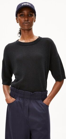 ARMEDANGELS LIZAA LINO Damen Strickshirt aus Leinen-Mix
