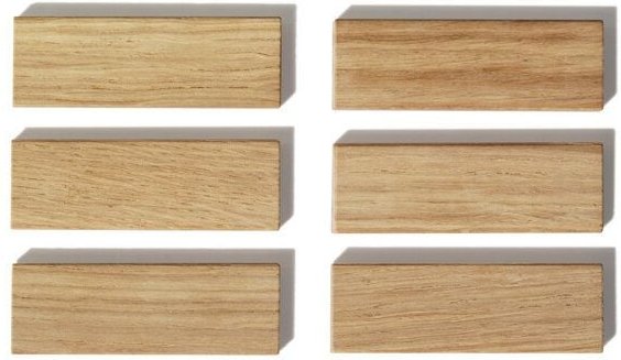 Side by Side Holzmagnete