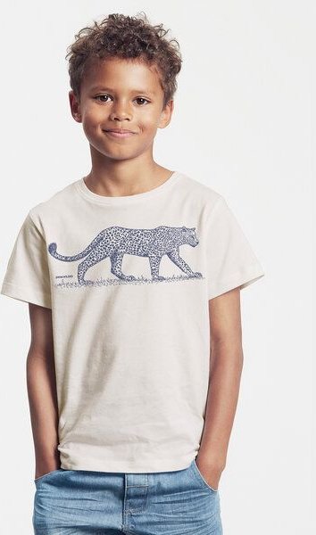 Peaces.bio - handbedruckte Biomode Bio-Kinder T-Shirt Leopard