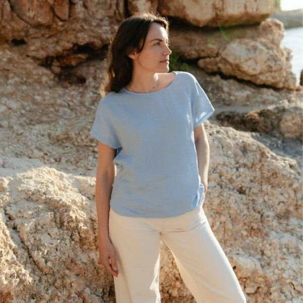 NORDLICHT Leinen T-Shirt IDA aus 100% Leinen