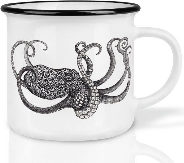 LIGARTI Keramiktasse – Oktopus