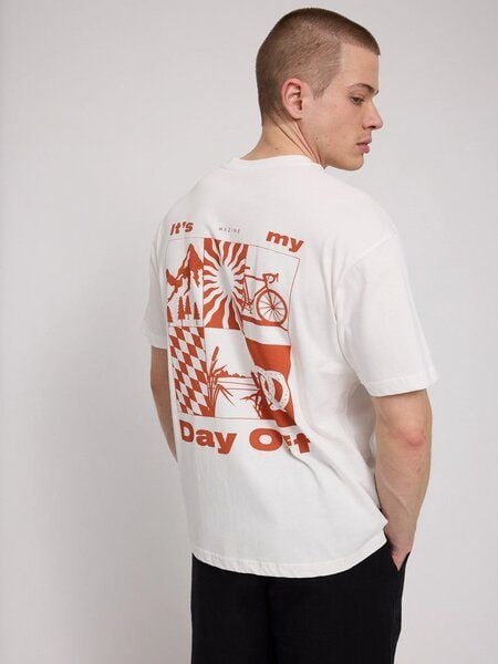 Mazine T-Shirt aus Bio-Baumwolle - Day Off Backprint