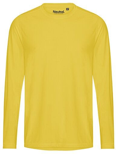 Neutral® Herren / Unisex Langarm T-Shirt Rundhals Recycled Sportshirt Unterziehshirt