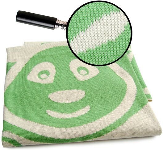 Sonnenstrick Pandabär Decke aus zertifizierter Bio-Baumwolle