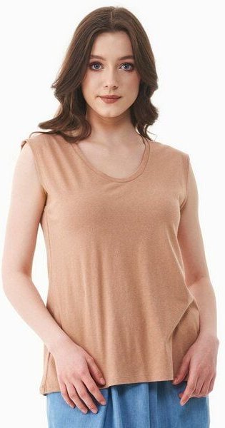 Thumbnail - ORGANICATION Top aus Bio-Baumwolle und Leinen