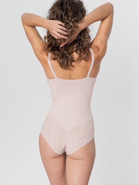 erlich textil Eleonora Body mit Spitze aus Bio-Baumwolle, made in Europe