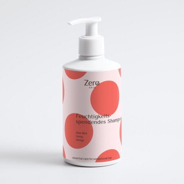 Zero Skin Feuchtigkeitsspendendes Shampoo - 290 ml - sanfte Reinigung & intensive Hydration mit Bio-Aloe Vera, Zuckerkom...