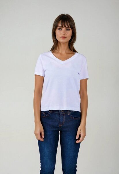 TORLAND Damen T-Shirt mit V- Ausschnitt ISLA